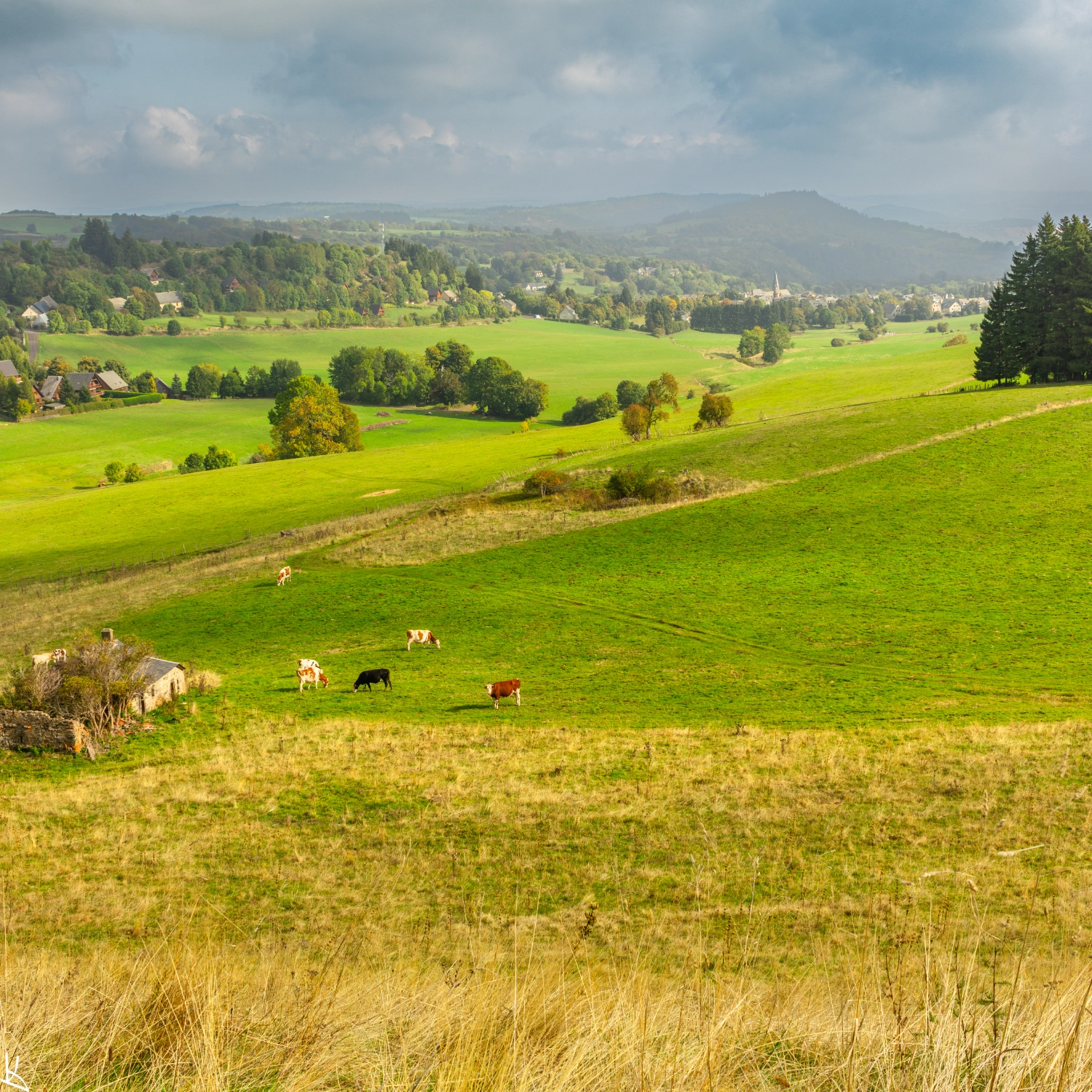 Depuis Beauregard, vue vers Besse-et-Saint-Anastaise